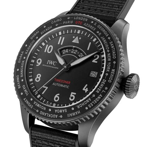 iwc timezoner top gun|pilot's watch timezoner top gun.